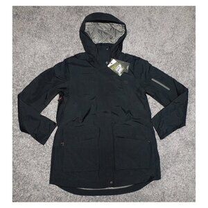 $250 Duluth Women's AKHG Red Run Insulated Parka Coat In Black NEW Size M 80865